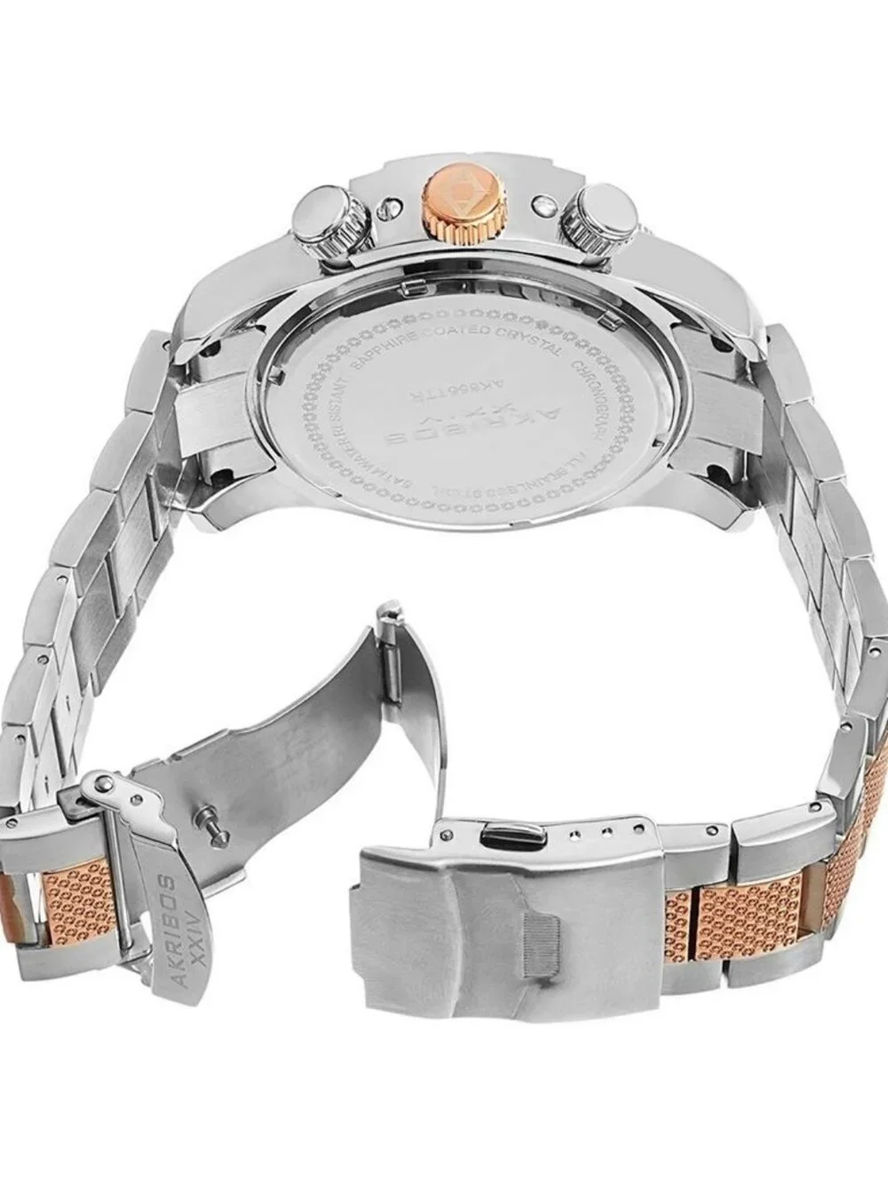 NWT Akribos XXIV White Men's Watch